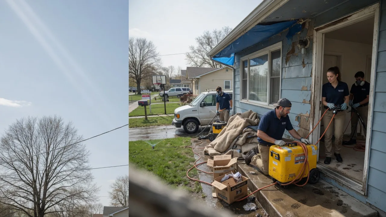 Basement Flood Cleanup in Blain, PA near me